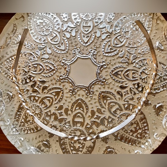 2 Ladies Necklaces Large Pendant Costume Jewelry Silver & Gold Color Marked - Picture 16 of 16